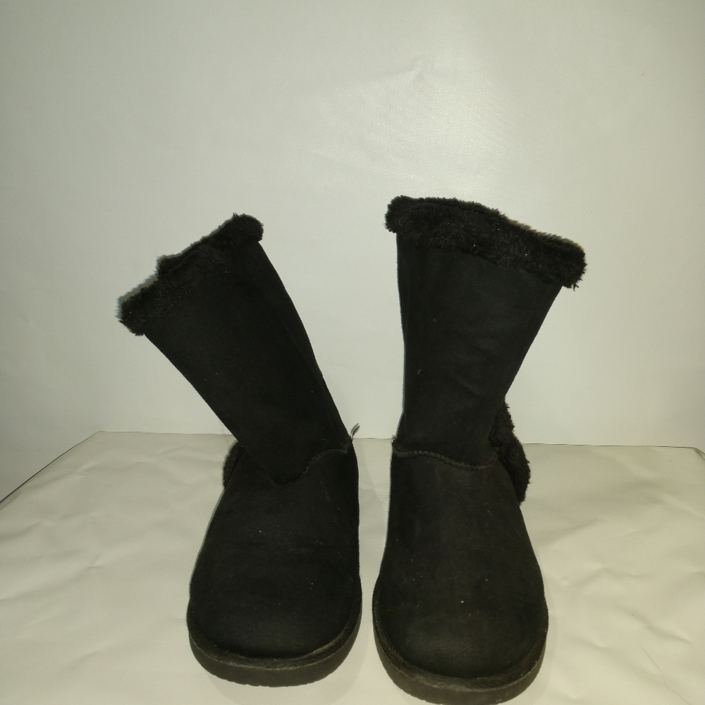Airwalk Womens Black Size 8.5 Faux Fur Lined Toggl